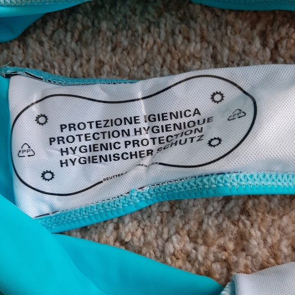 ROTITA Cross Front Colorful Print High Waisted Bikini -   Size: S - Picture 10 of 14